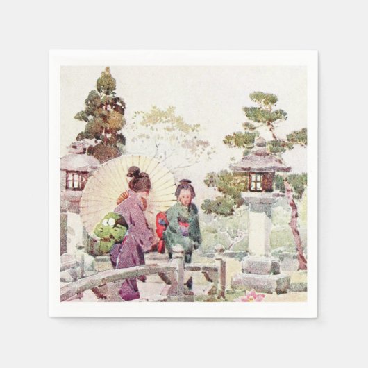 Japanse stijl servetten (Voorkant)