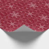 Japanse stijl Snowflake Cadeaupapier (Hoek)