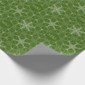 Japanse stijl Snowflake Cadeaupapier (Hoek)