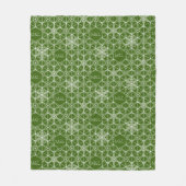 Japanse stijl Snowflake Fleece Deken (Voorkant)