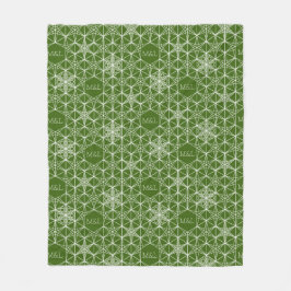 Japanse stijl Snowflake Fleece Deken