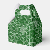 Japanse stijl Snowflake Wedding Bedankdoosjes (Achterkant)