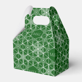 Japanse stijl Snowflake Wedding Bedankdoosjes