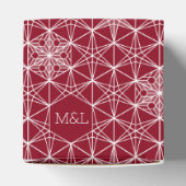 Japanse stijl Snowflake Wedding Bedankdoosjes (Bovenkant)