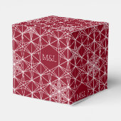 Japanse stijl Snowflake Wedding Bedankdoosjes (Achterkant)