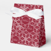 Japanse stijl Snowflake Wedding Bedankdoosjes (Voorkant Zijde)