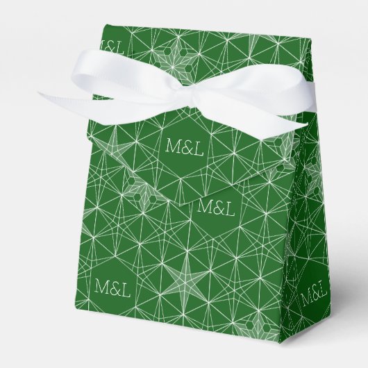 Japanse stijl Snowflake Wedding Bedankdoosjes (Voorkant Zijde)