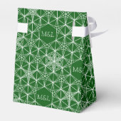 Japanse stijl Snowflake Wedding Bedankdoosjes (Achterkant)