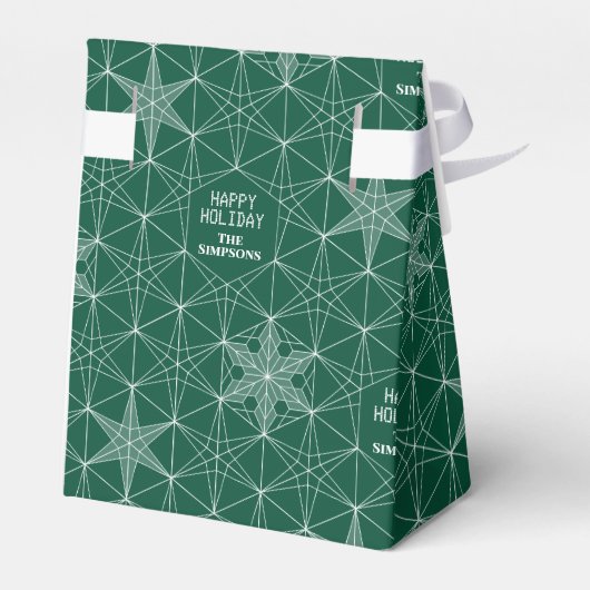 Japanse stijl Snowflake Wedding Bedankdoosjes (Achterkant)