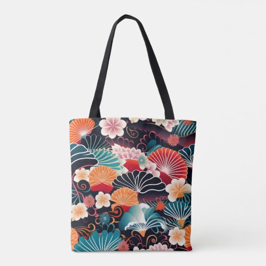 Japanse stijl tote bag (Achterkant)