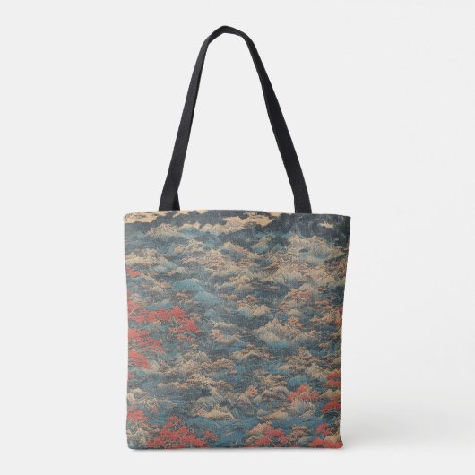 Japanse stijl tote bag (Achterkant)