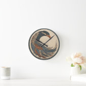 Japanse Stijl Vogel Ronde Klok (Huis)
