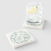 Japanse Stijl Vogel Stenen Onderzetter (Zijkant)