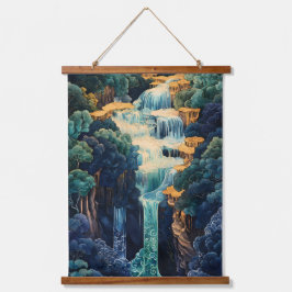 Japanse stijl waterval hangend wandkleed