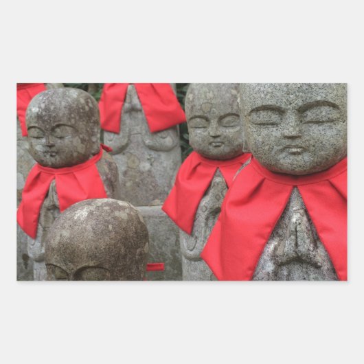 Japanse stijlbeschermer van kinderen Japan Rechthoekige Sticker (Voorkant)