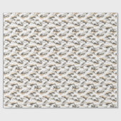 Japanse stijlkraan: elegant ontwerp. cadeaupapier (Vlak)