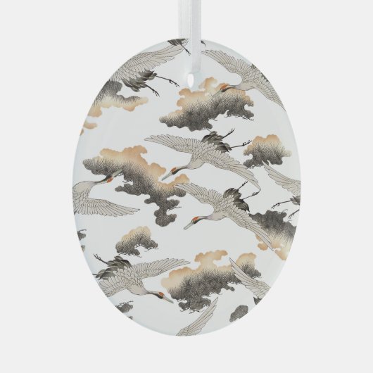 Japanse stijlkraan: elegant ontwerp. glas ornament (Voorkant Rechts)