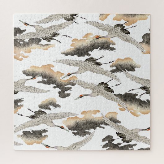 Japanse stijlkraan: elegant ontwerp. legpuzzel (Verticaal)