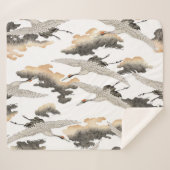 Japanse stijlkraan: elegant ontwerp. sherpa deken (Voorkant (horizontaal))