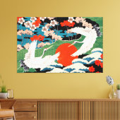 Japanse stijlkunst Canvas Afdruk (Insitu (Woonkamer))