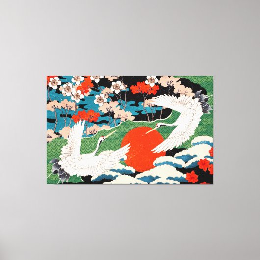 Japanse stijlkunst Canvas Afdruk (Voorkant)