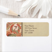 Japanse stof retouradreslabel etiket (Insitu)