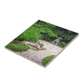 Japanse Stone Lantern Tegeltje (Zijkant)