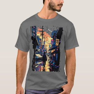 Japanse Straat Cyberpunk Tokyo Streetwear 1 T-shirt
