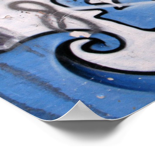 Japanse straatkunst van Las Palmas Poster (Hoek)