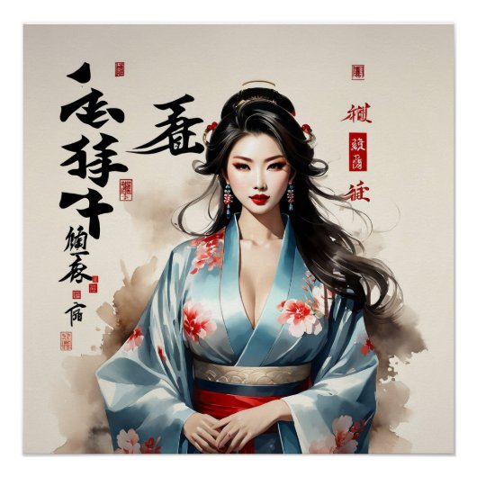 Japanse straling perfect poster (Voorkant)