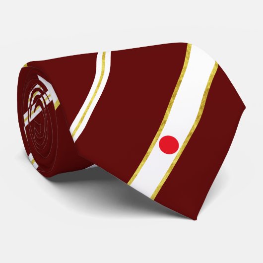 Japanse streekvlag stropdas (Opgerold)