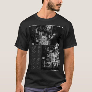 Japanse Streetslijmerretro Aesthetische grafische T-shirt