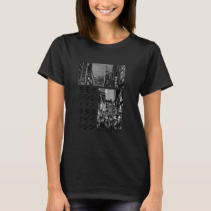 Japanse Streetslijmerretro Aesthetische grafische  T-shirt