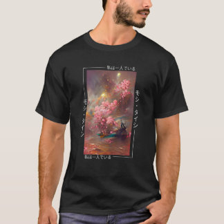 Japanse Streetwear Cherry Blossom Woodblock Art A T-shirt