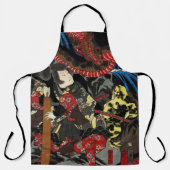 Japanse strijder tegen de reuzenslang schort (Voorkant)