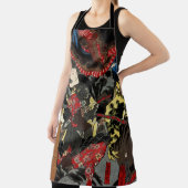 Japanse strijder tegen de reuzenslang schort (Insitu)