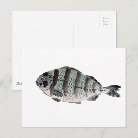  Japanse stripper Briefkaart (Voorkant / Achterkant)