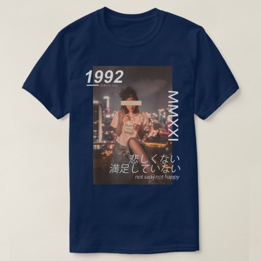 Japanse  stropdas Vaporgolf esthetische Gr T-shirt (Design voorkant)