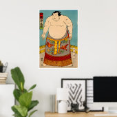 Japanse Sumo Kunst Sumo Worstelaar Poster Asashio (Thuiskantoor)