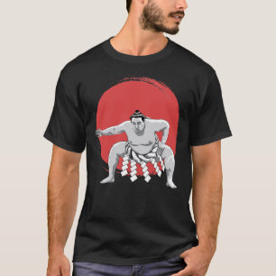 Japanse sumo-worstelaar in het Tokyo-shirt enz Cla T-shirt