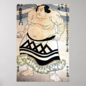 Japanse sumo-worstelaar poster (Voorkant)