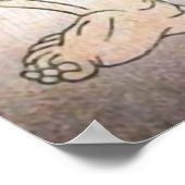 Japanse sumo-worstelaar poster (Hoek)