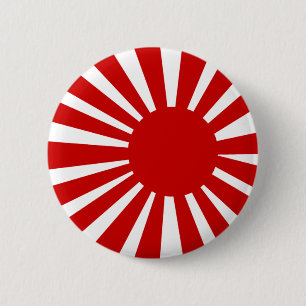 Japanse Sun Pin Ronde Button 5,7 Cm