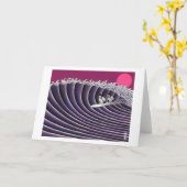 Japanse sunset surfing kaart (Gele Bloem)