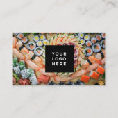 Japanse Sushi Asian Fusion Custom Visitekaartje (Voorkant)