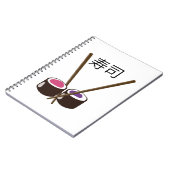 Japanse Sushi Eetstokjes Notitieboek (Linkerzijde)
