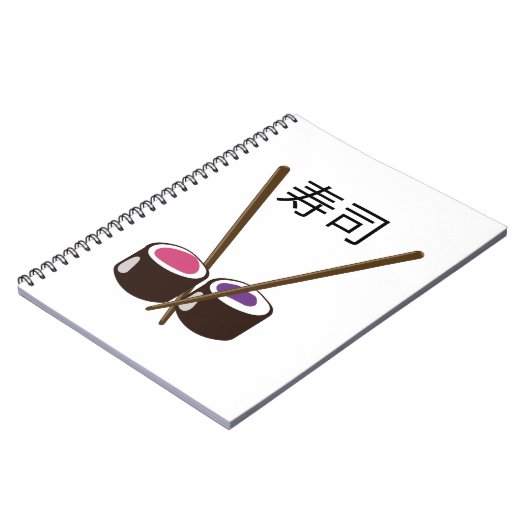 Japanse Sushi Eetstokjes Notitieboek (Linkerzijde)