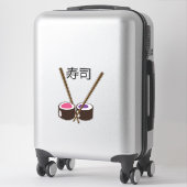 Japanse Sushi Eetstokjes Sticker (Koffer)