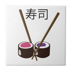Japanse Sushi Eetstokjes Tegeltje