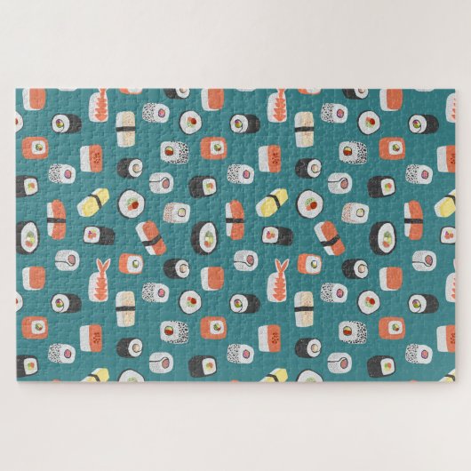 Japanse sushi eten kunst legpuzzel (Horizontaal)